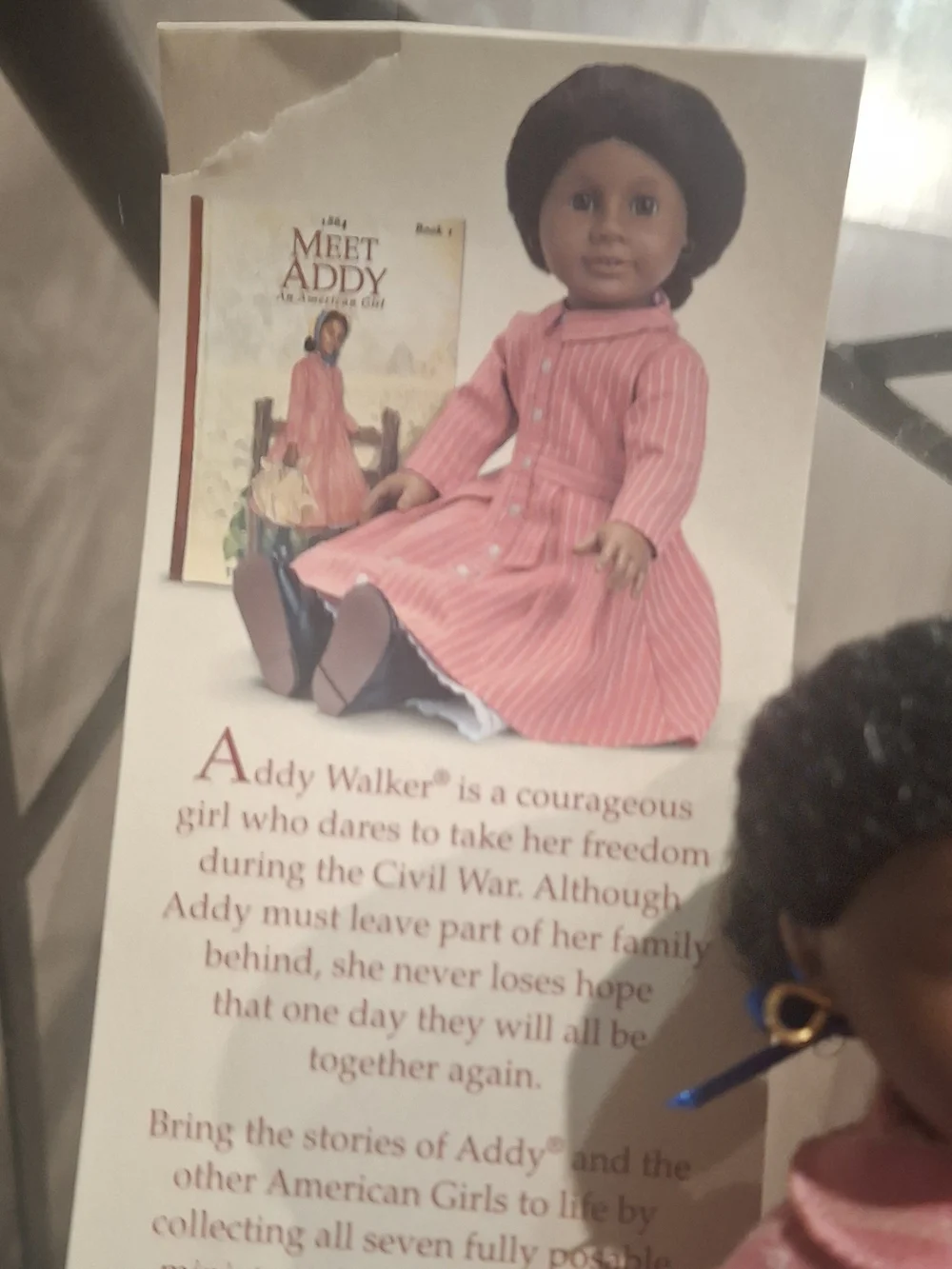 American Girl Mini Addy Walker Doll 6